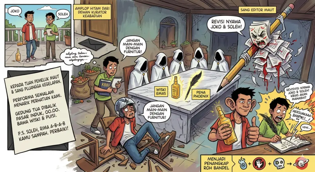 Petualangan Absurd Joko & Soleh Melawan Editor Maut